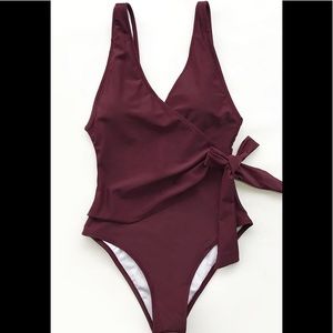 Elegant Dance Solid one piece by Cupshe. Size M.